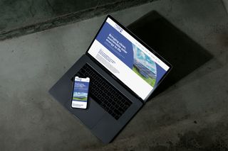 Preview of Solar Panel Cleaning website on device
