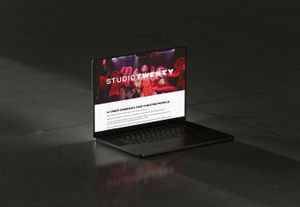 Preview of Studio Twenty website on device