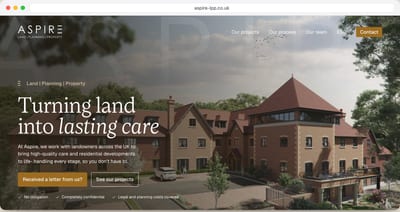 The Aspire LPP homepage
